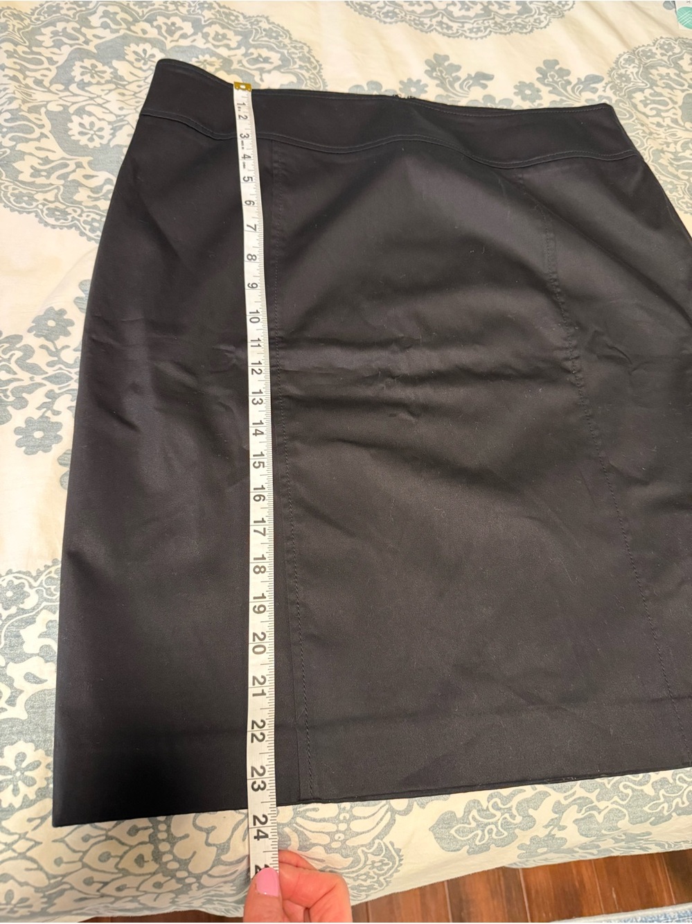 TALBOT’S Classic Black Women's Pencil Skirt